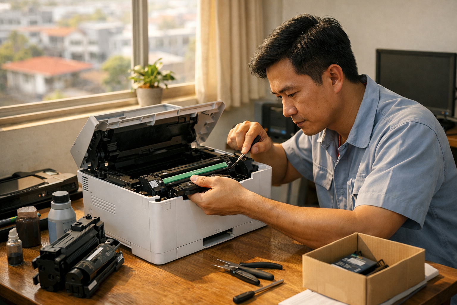 Hướng dẫn 4 bước Reset máy in HP Laser MFP 135w đơn giản tại nhà