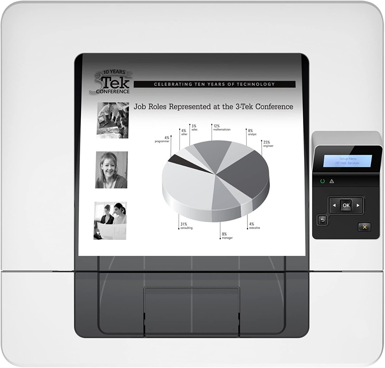 Máy in HP LaserJet Pro M402n - Hình 4