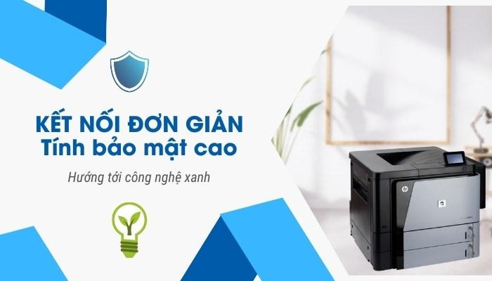 Kết nối mạng máy in HP M806dn