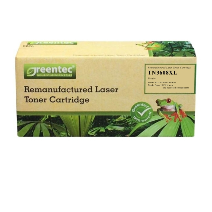 Mực in laser Greentec TN3608XL - Hình 3