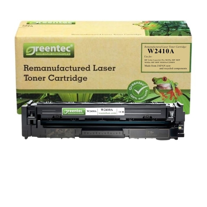 Mực in laser màu Greentec W2410A (216A) - Màu đen