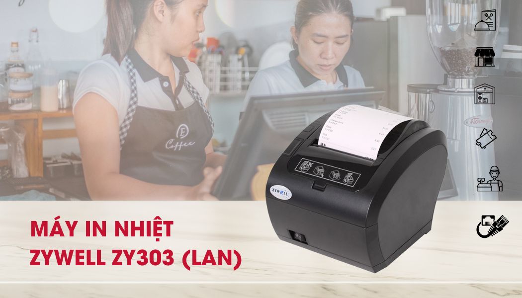 Máy in hóa đơn Zywell ZY303