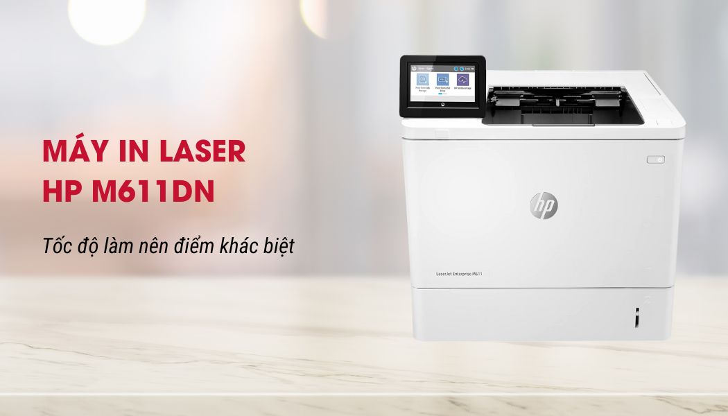 Máy in HP LaserJet Enterprise M611dn - Hình 4