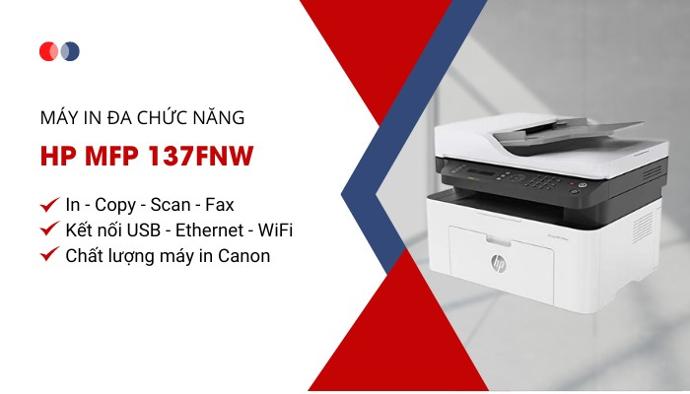 Máy in laser đa năng HP MFP 137FNW - Hình 5
