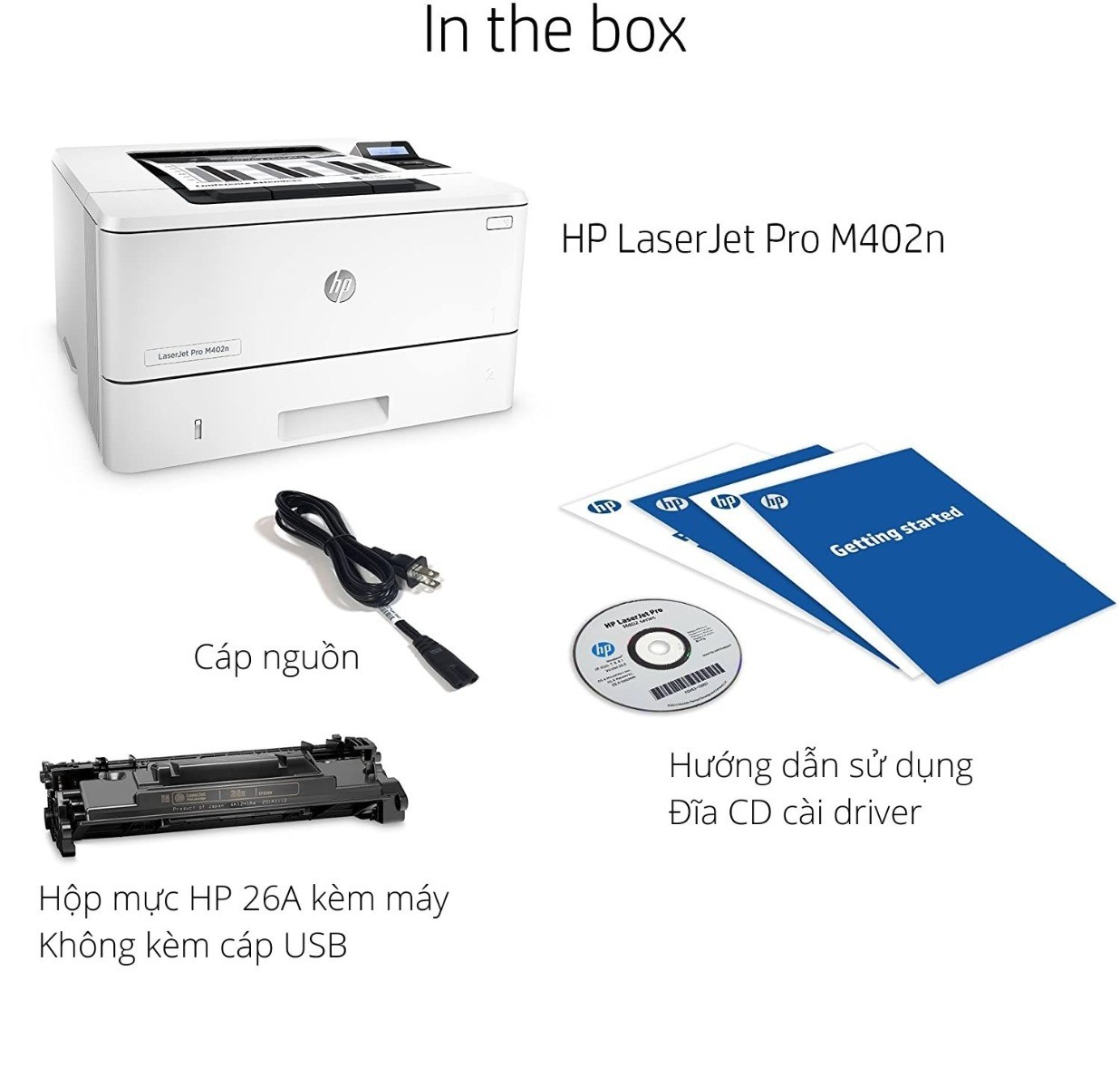 Máy in HP LaserJet Pro M402n - Hình 6