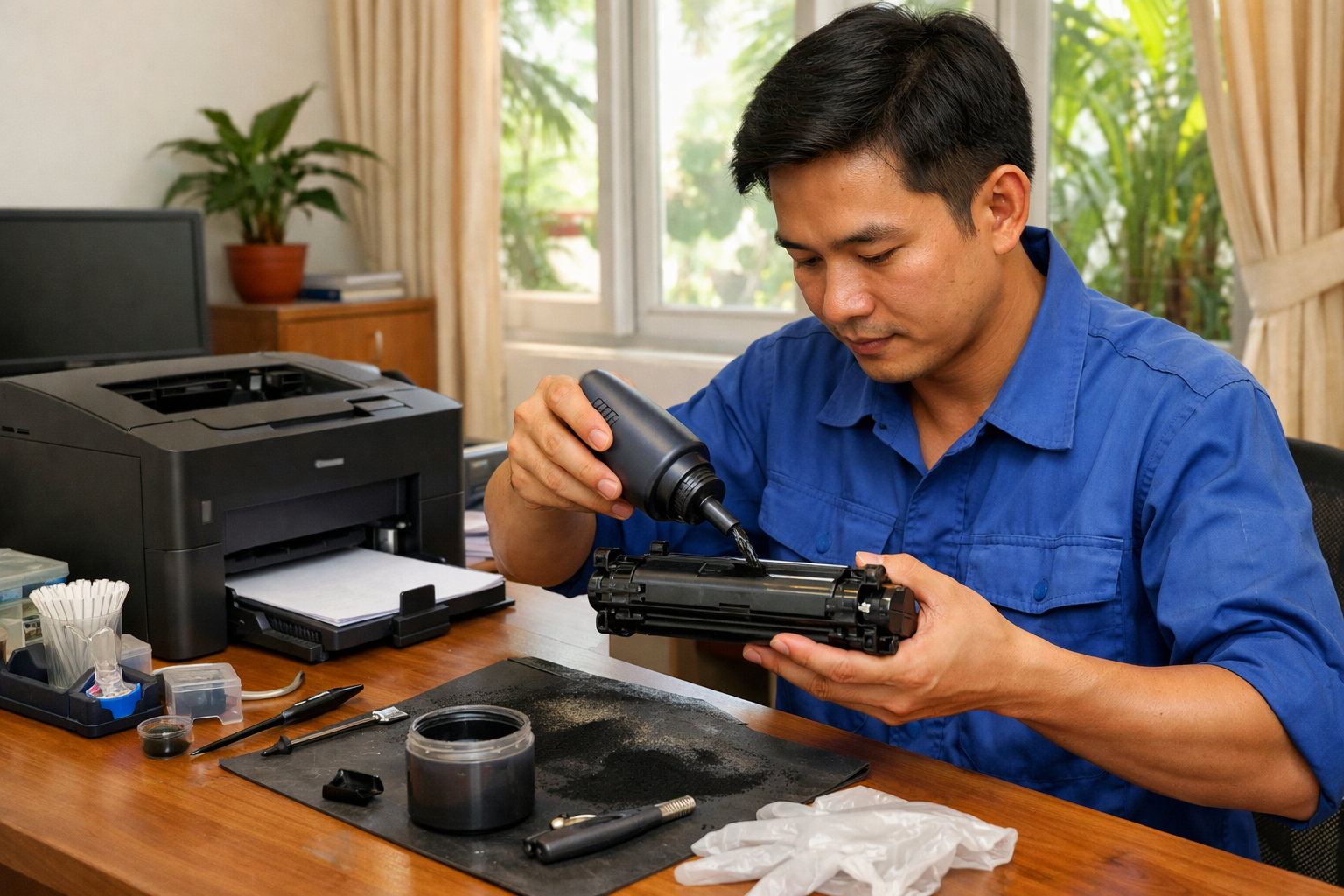 Nạp Mực Máy In Tại Phường Cầu Ông Lãnh: Uy Tín, Lấy Ngay, Giá Tốt