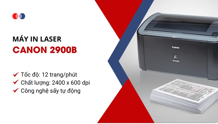 Máy in laser đen trắng Canon LBP2900B - Hình 3