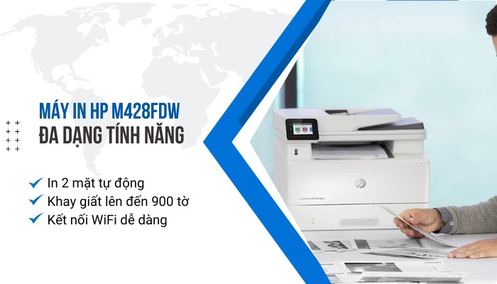 Máy in HP LaserJet Pro MFP M428fdw - Hình 9