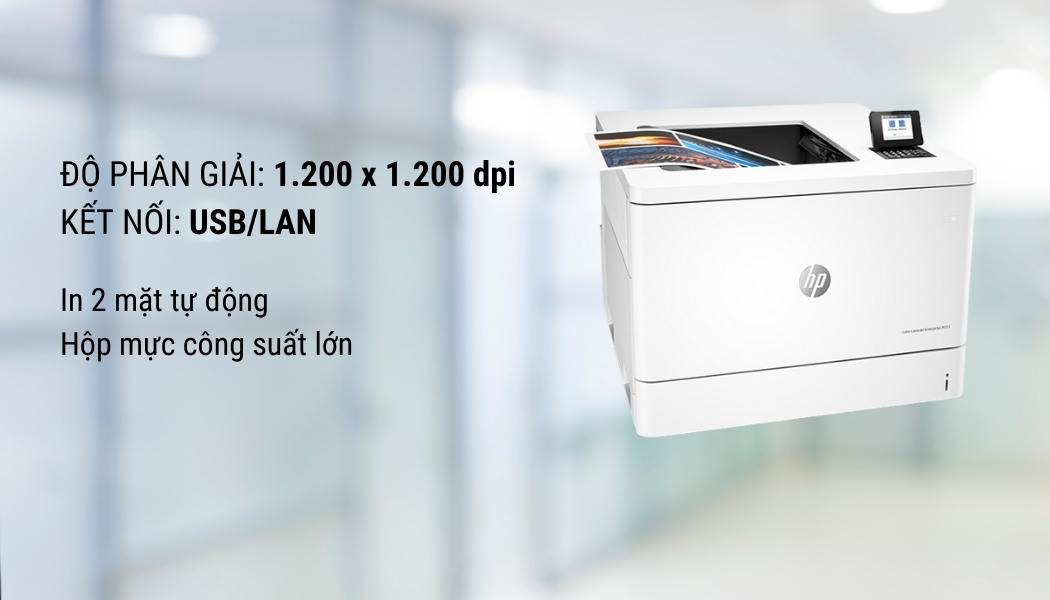 Máy in laser màu HP Enterprise M751dn Khổ A3 - Hình 6