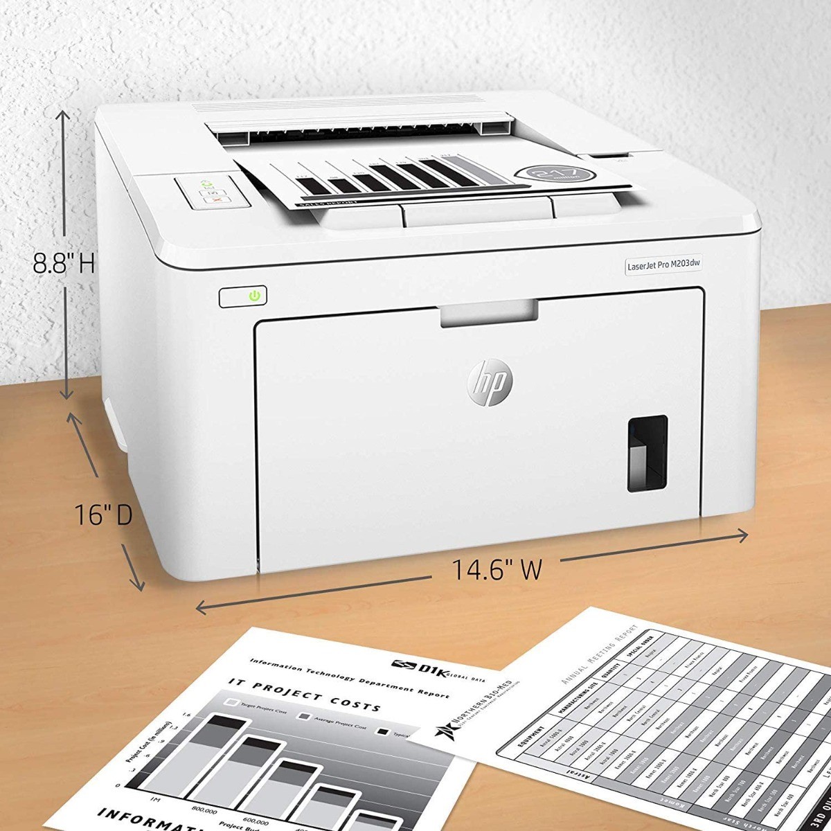 Máy in HP LaserJet Pro M203DW - Hình 4